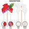 10 Pcs Janmashtami Photo Booth Props for Photoshoot Krishna Janmashtami Photobooth Decorations Hindu Festival Party Favors Decoration Kit for Home Indoor Outdoor Decor